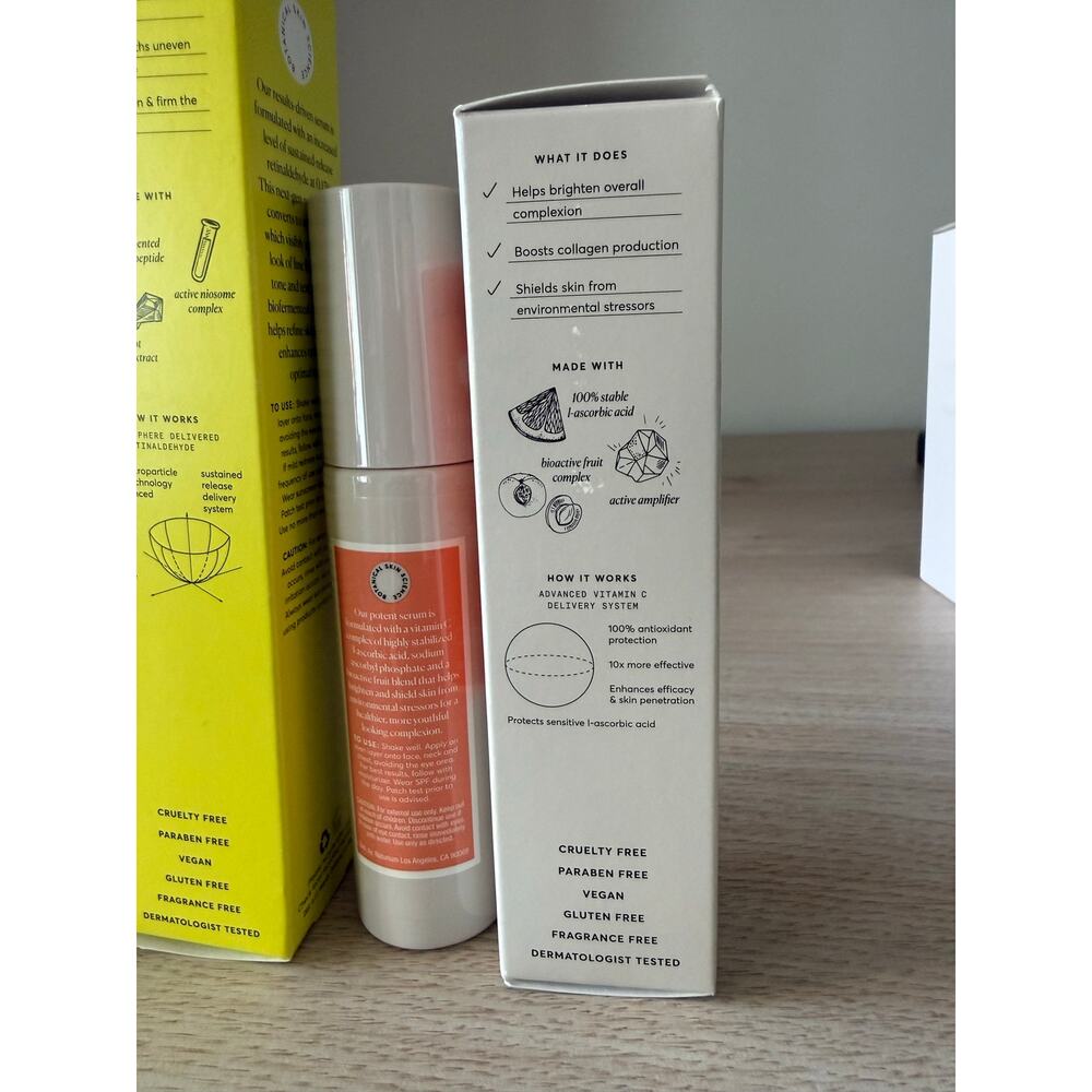 $54 New Naturium Skincare Bundle Retinaldehyde, 10% Vitamin C - Picture 5 of 9